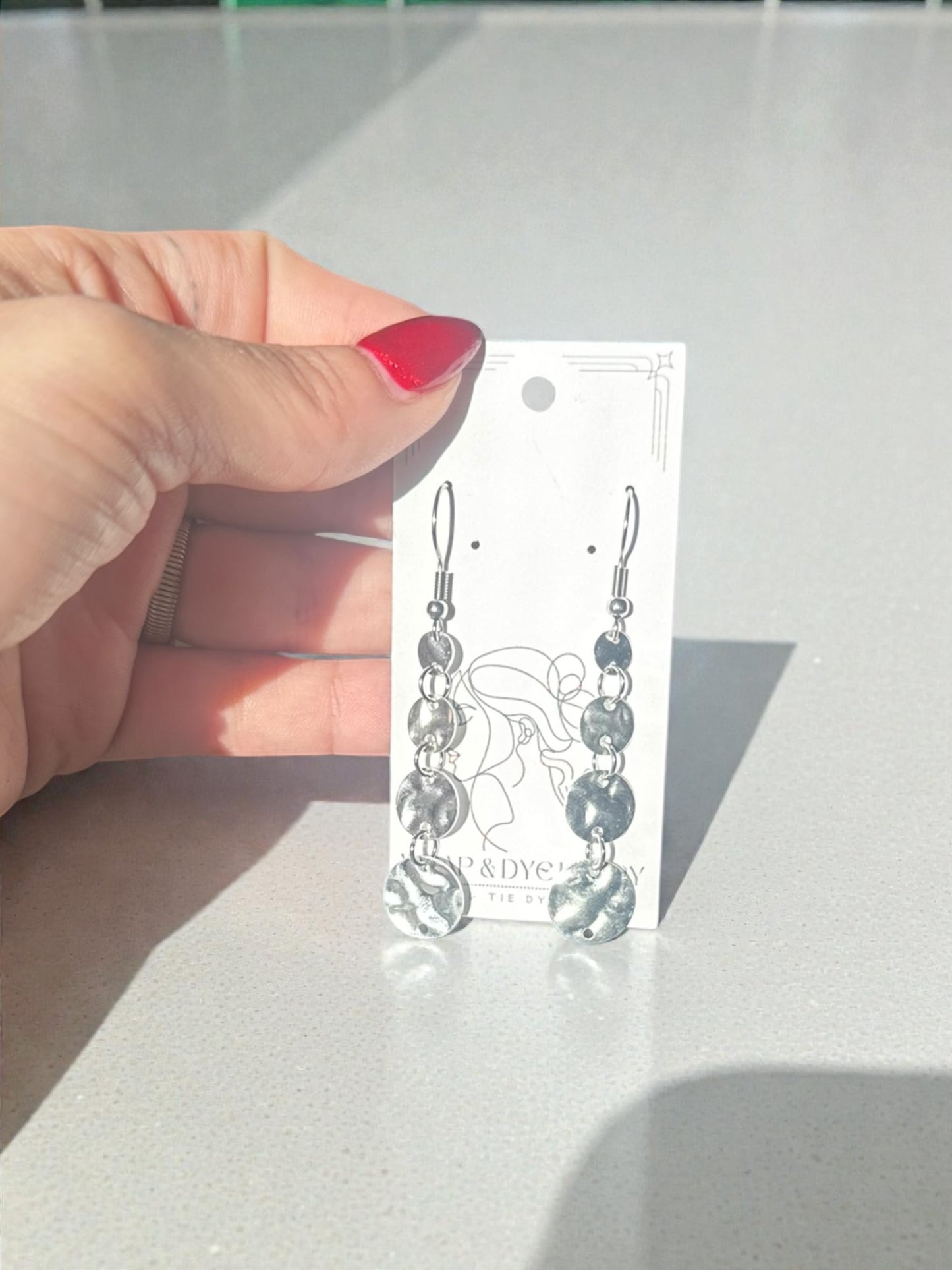 Silver | Gold Hypoallergenic Medallion Dangle Earring