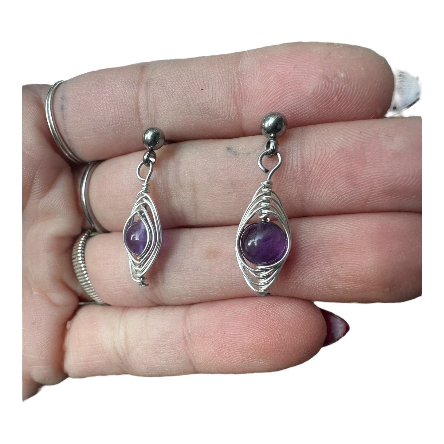 Sterling Silver | 14KT Gold Filled Hypoallergenic Herringbone Dangle Wire Earring