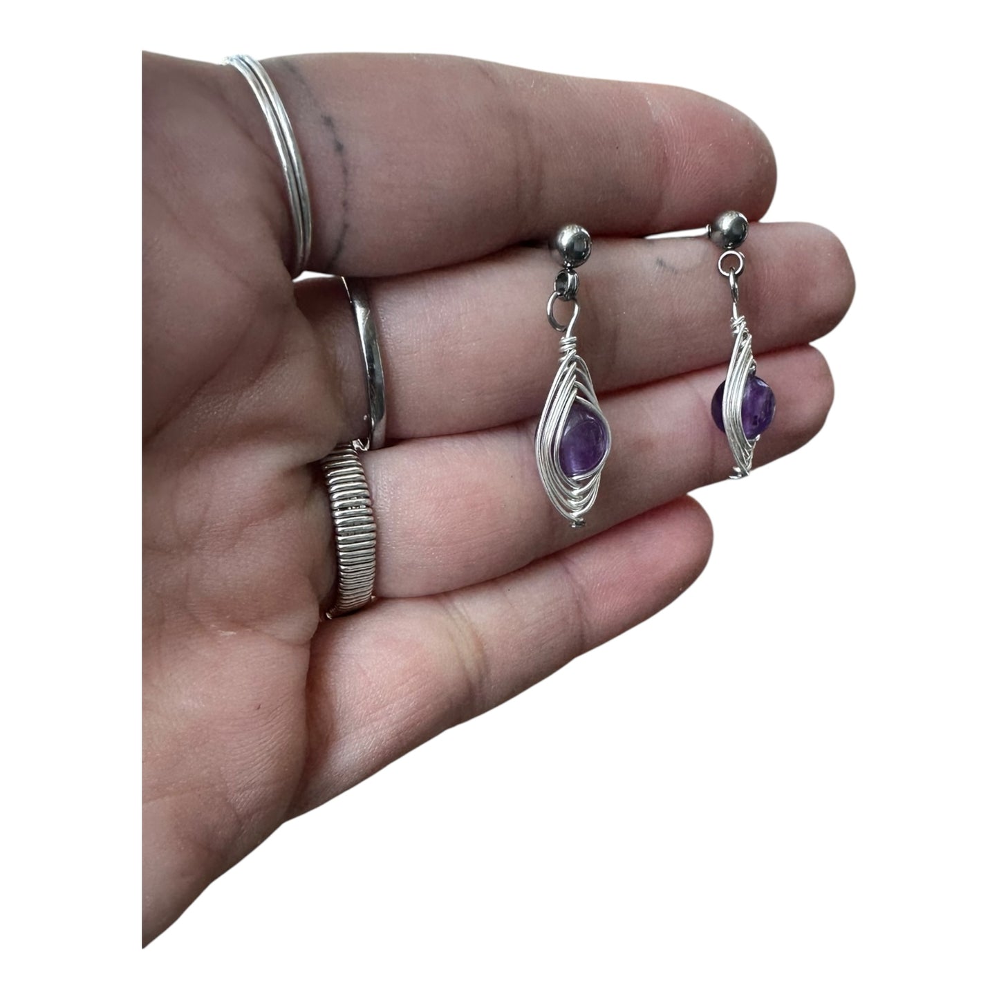 Sterling Silver | 14KT Gold Filled Hypoallergenic Herringbone Dangle Wire Earring