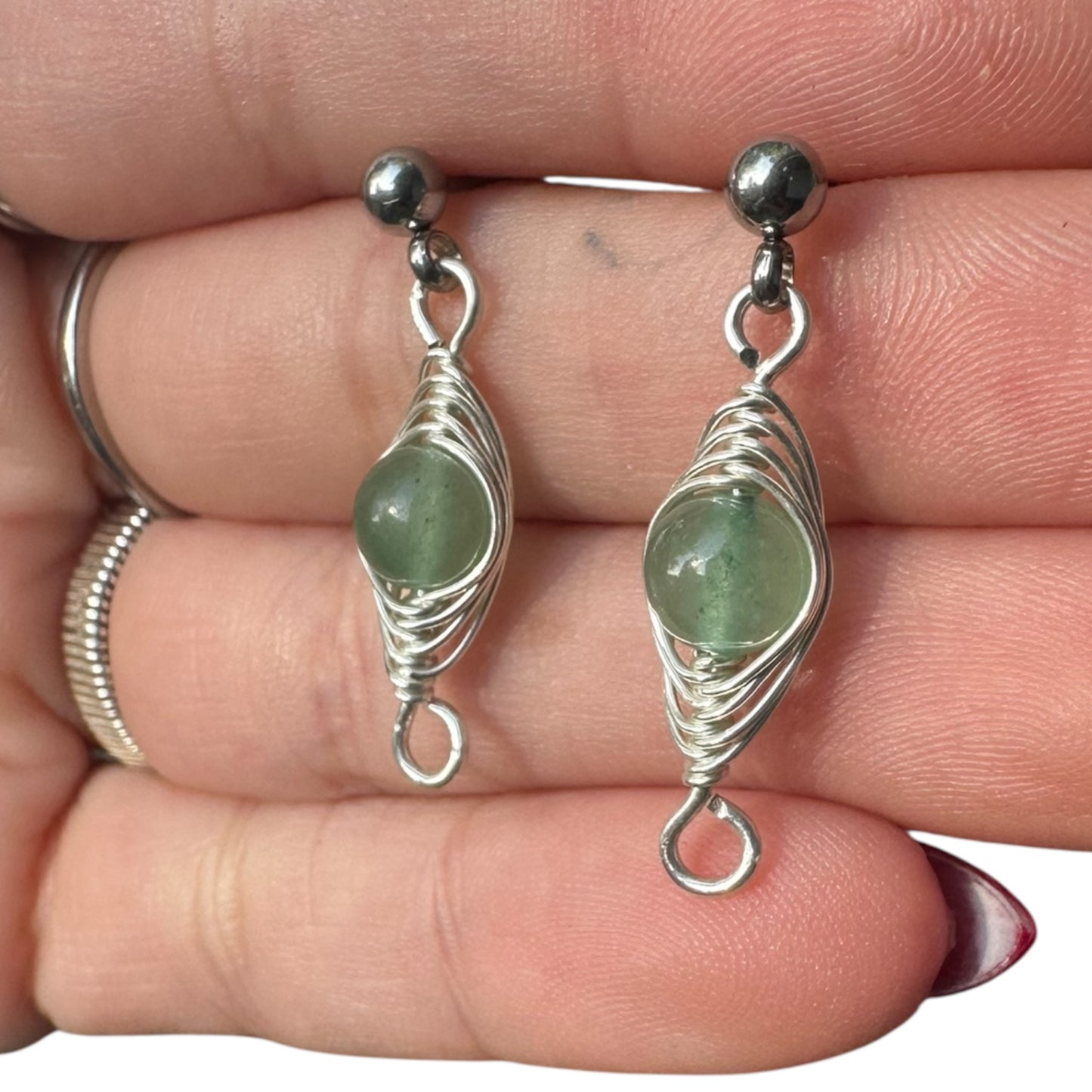 Sterling Silver | 14KT Gold Filled Hypoallergenic Herringbone Dangle Wire Earring