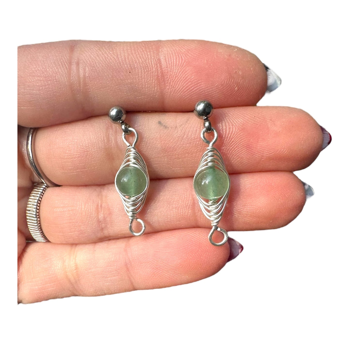 Sterling Silver | 14KT Gold Filled Hypoallergenic Herringbone Dangle Wire Earring