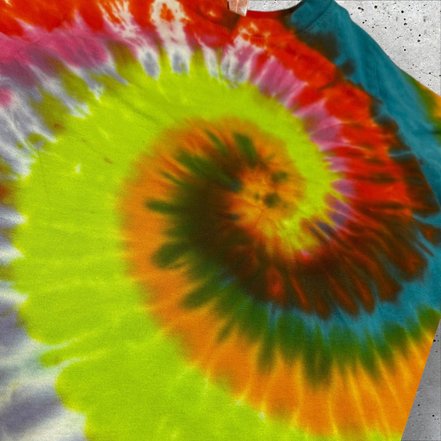 Toddler 4T Infant Neon Rainbow Tie Dye Long Sleeve Onesie