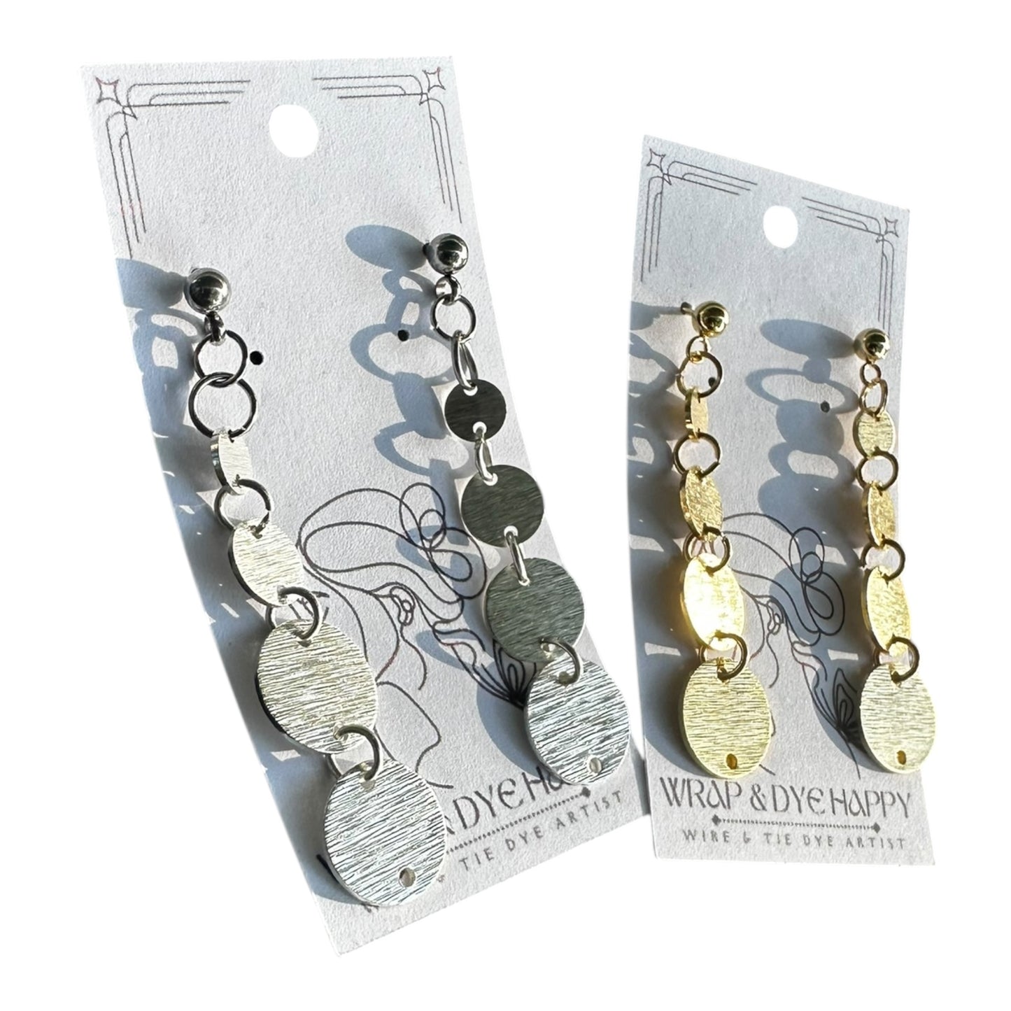 Silver | Gold Hypoallergenic Medallion Dangle Earring