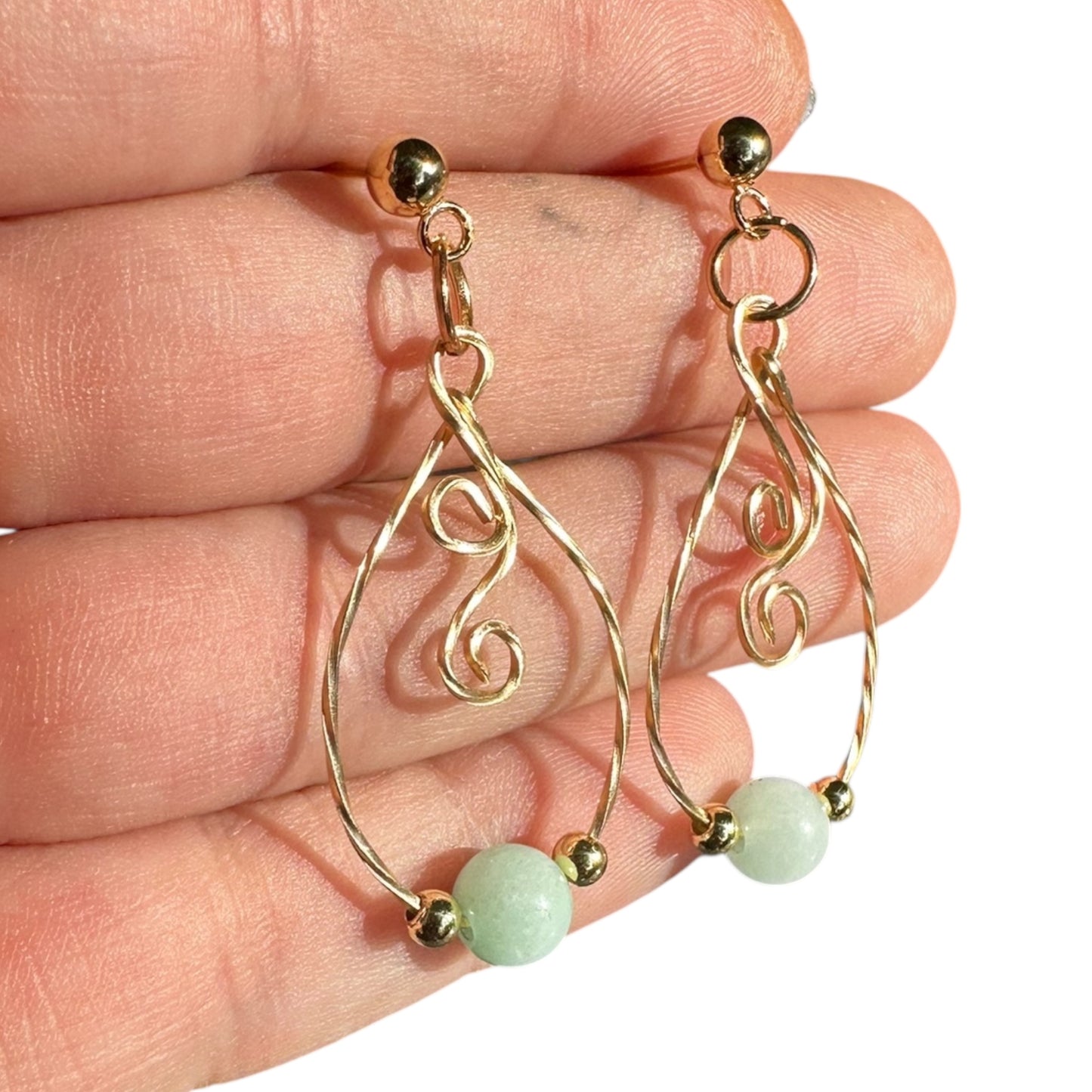 Sterling Silver | 14KT Gold Filled Hypoallergenic Crystal Teardrop Dangle Earring