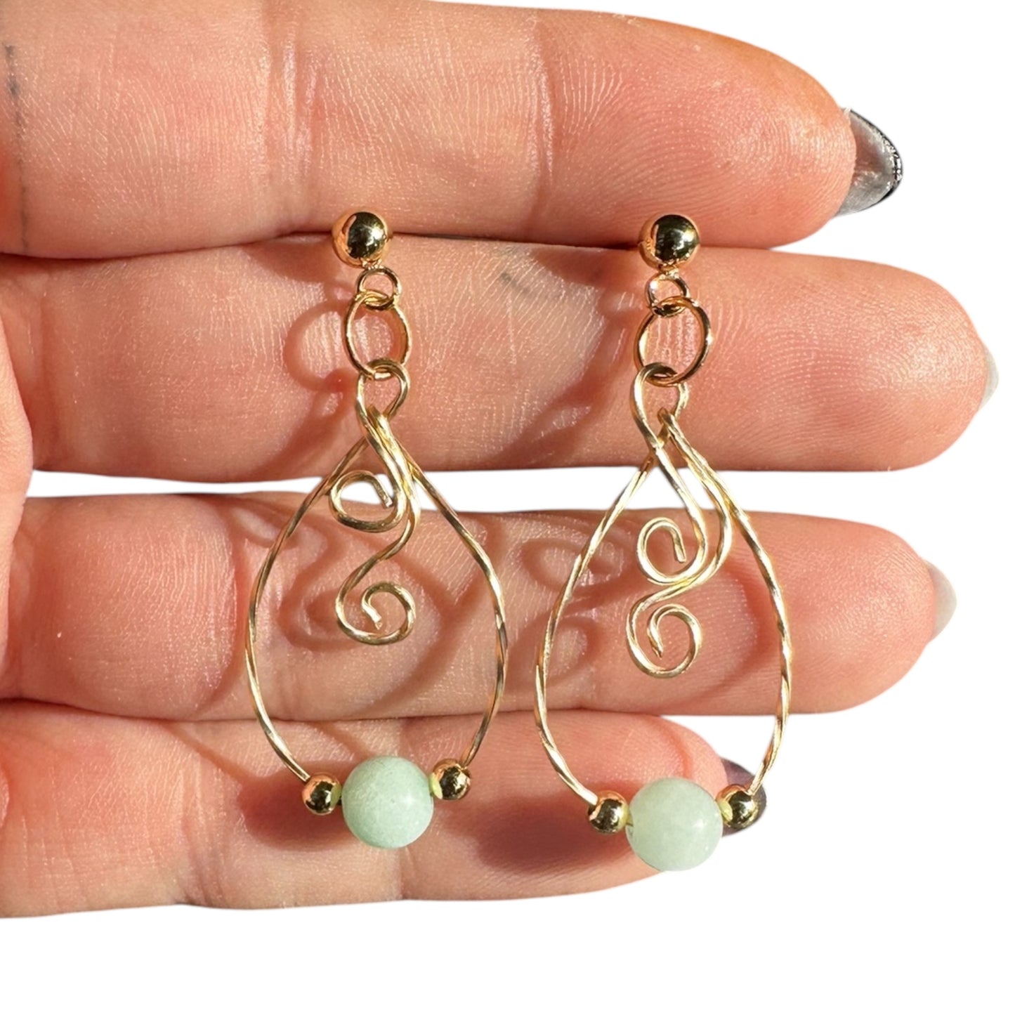 Sterling Silver | 14KT Gold Filled Hypoallergenic Crystal Teardrop Dangle Earring
