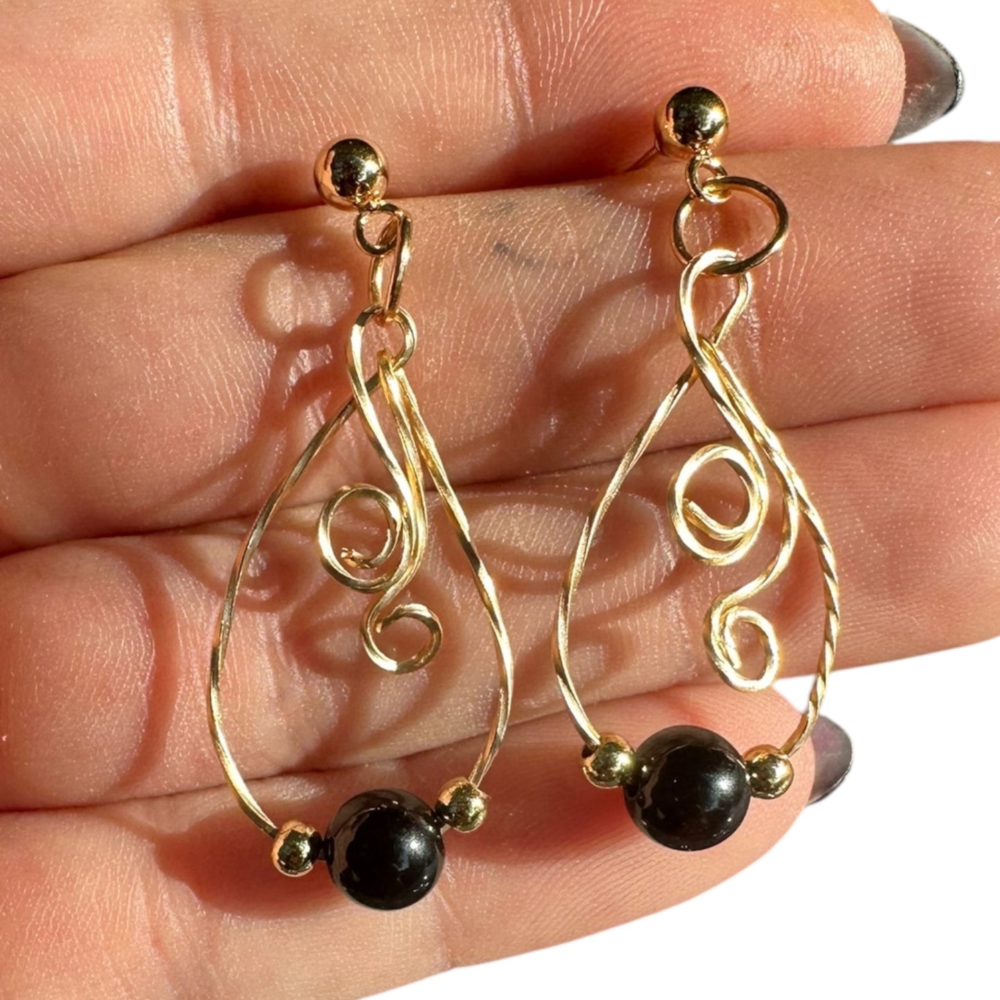 Sterling Silver | 14KT Gold Filled Hypoallergenic Crystal Teardrop Dangle Earring