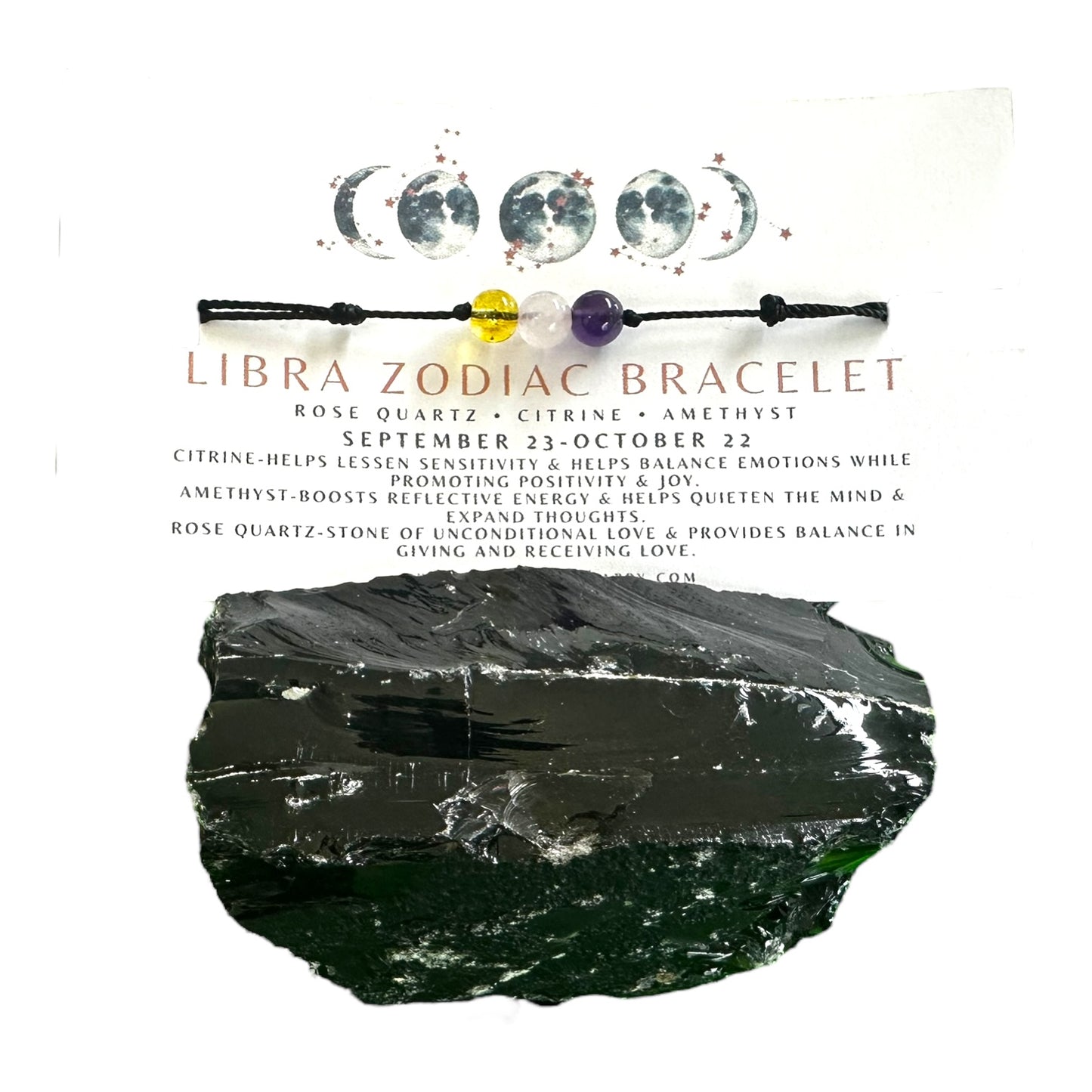 Adjustable Zodiac Horoscope Crystal Bracelet