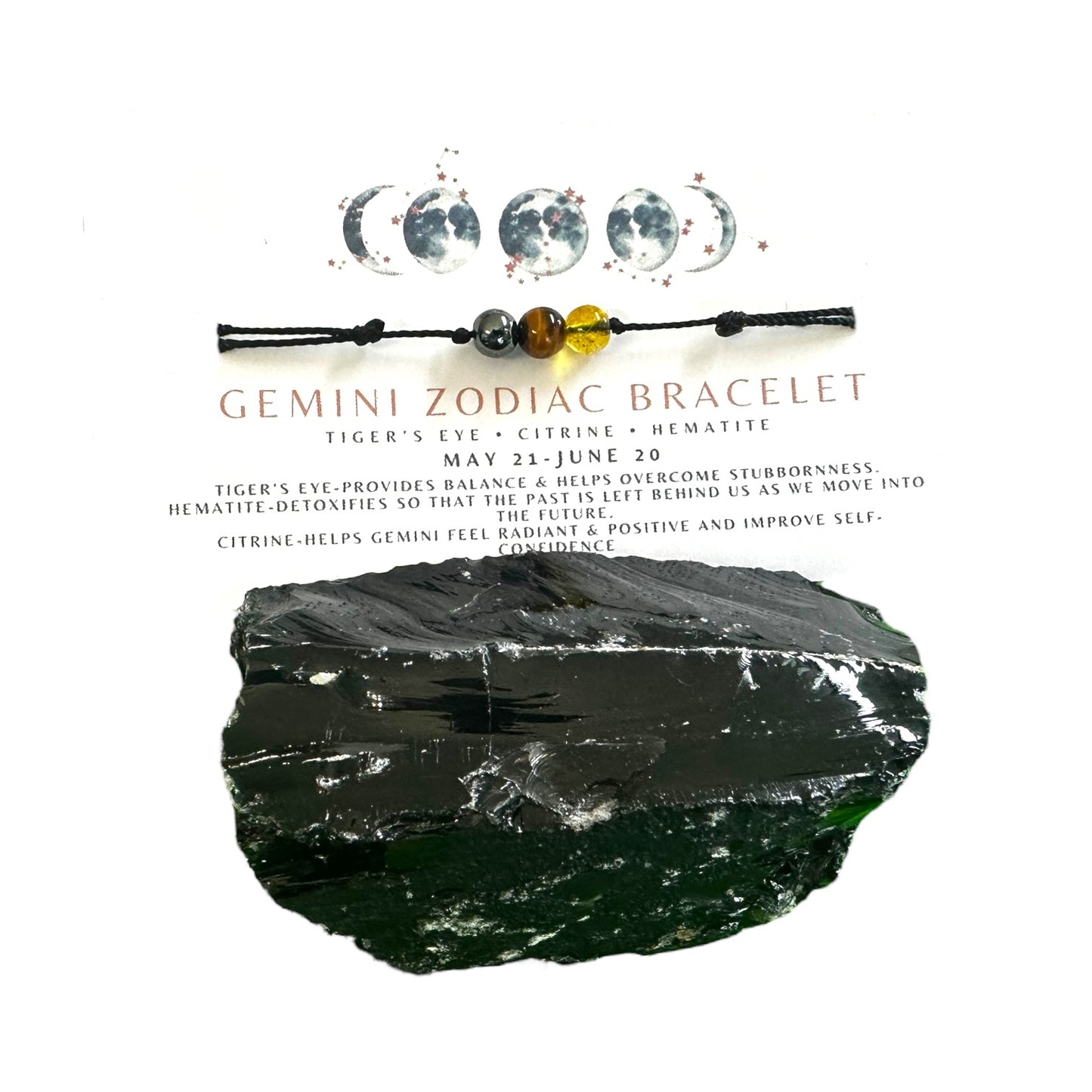 Adjustable Zodiac Horoscope Crystal Bracelet