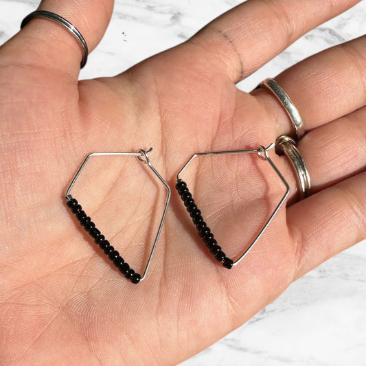 Silver | Gold Hypoallergenic Geometric Wire Ear Threaders