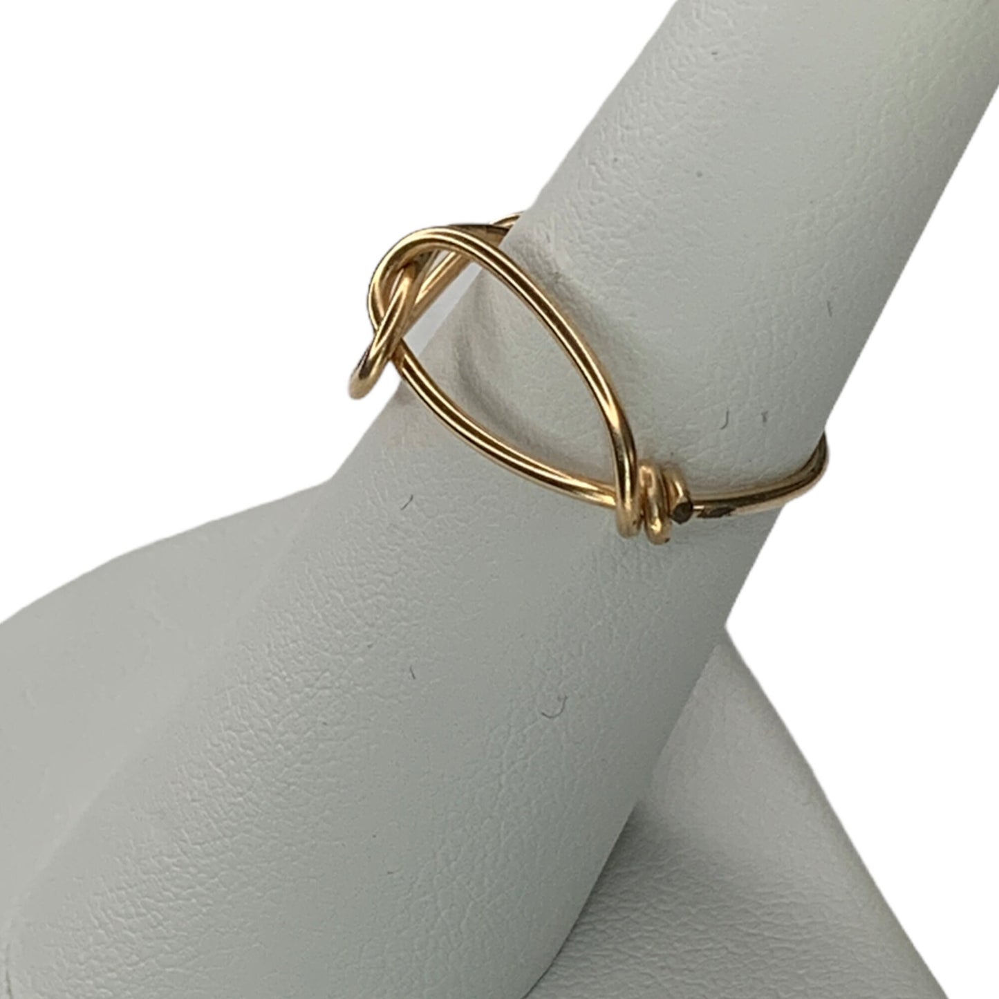 Sterling Silver | 14KT Gold Filled Wire Infinity Loop Simple and Minimalistic Wire Ring
