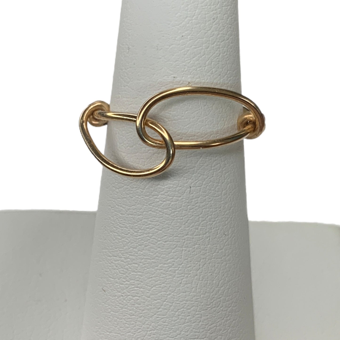 Sterling Silver | 14KT Gold Filled Wire Infinity Loop Simple and Minimalistic Wire Ring