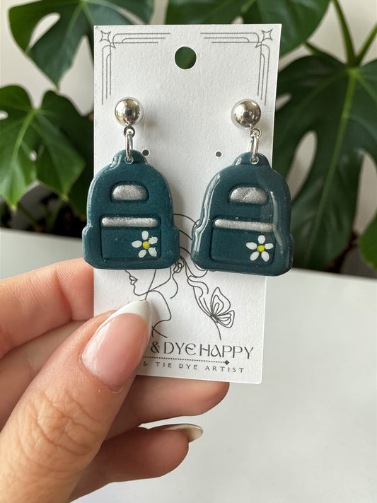 Hypoallergenic Clay Backpack Dangle/Stud Earrings