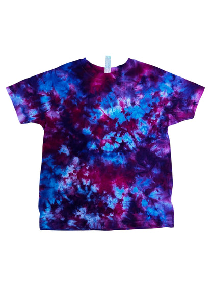 Toddler 5T Blue and Purple Scrunch Ice Dye Tie Dye Shirt