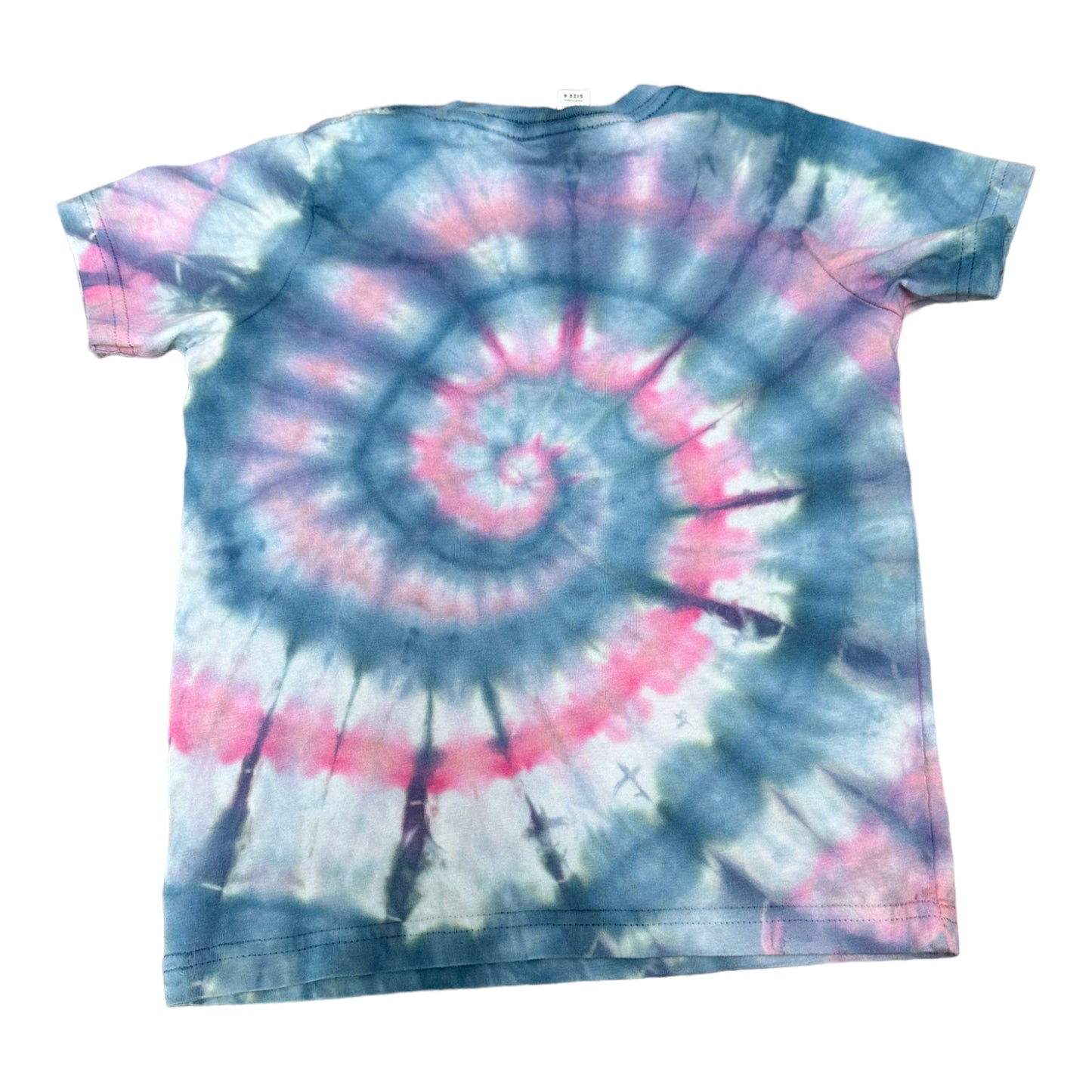 Toddler 4T Pink and Blue Spiral Ice Dye Tie Dye Shirt