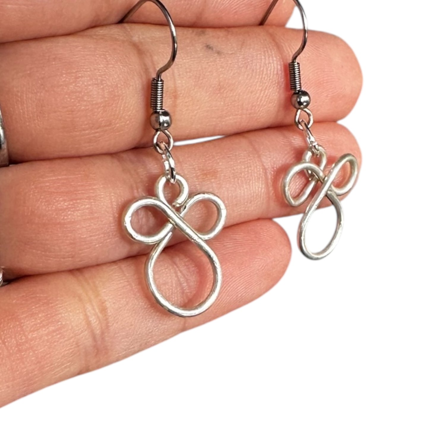 Sterling Silver | 14KT Gold Filled Hypoallergenic Angel Dangle Wire Earring