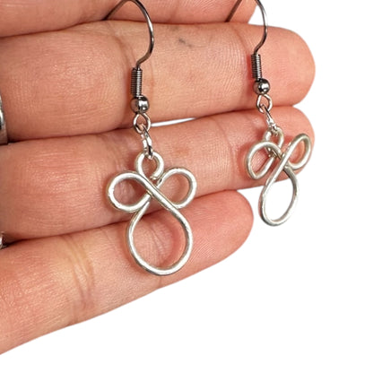 Sterling Silver | 14KT Gold Filled Hypoallergenic Angel Dangle Wire Earring