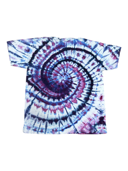 Youth XL Purple Hues Spiral Ice Dye Tie Dye Shirt