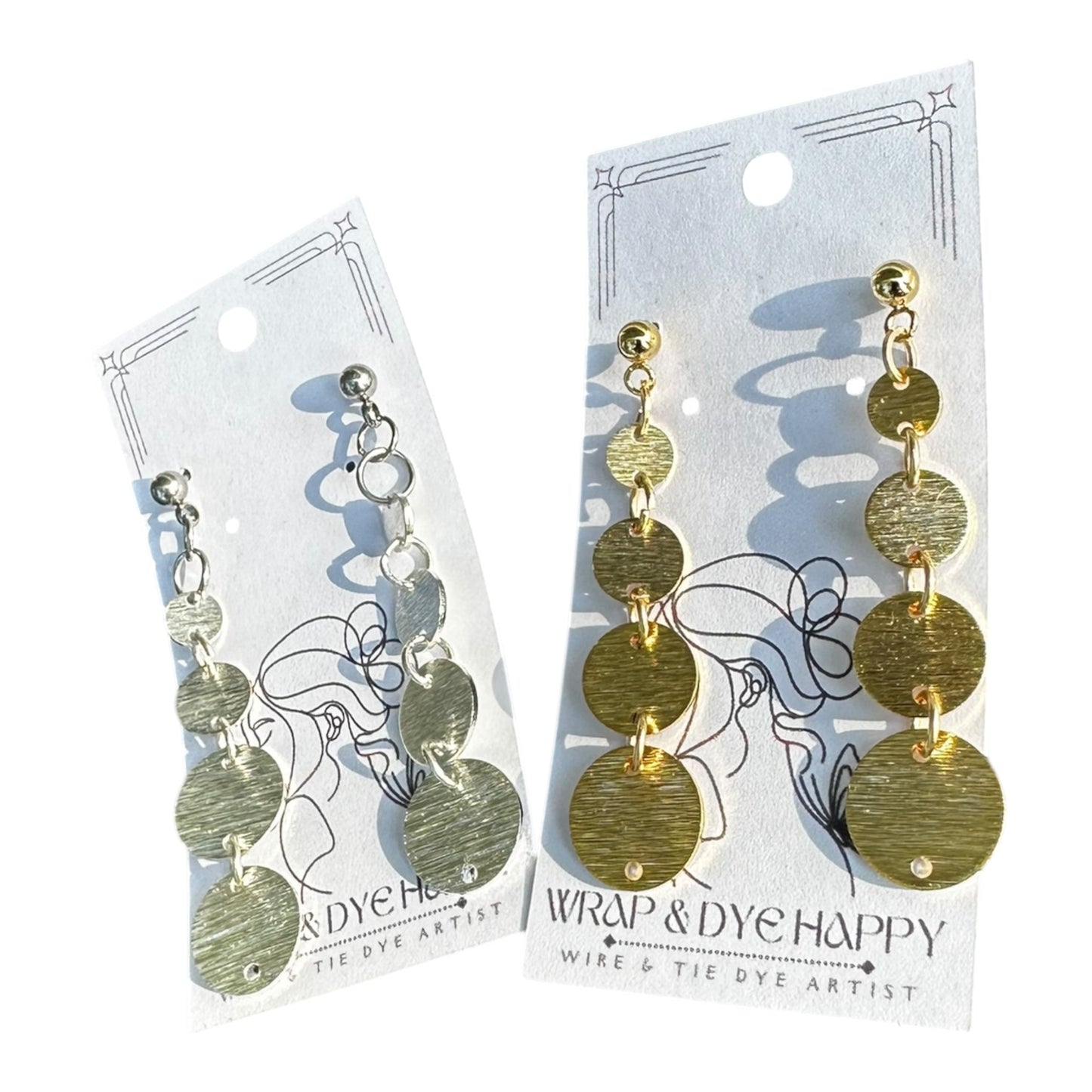 Silver | Gold Hypoallergenic Medallion Dangle Earring