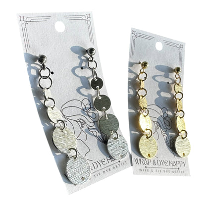 Silver | Gold Hypoallergenic Medallion Dangle Earring