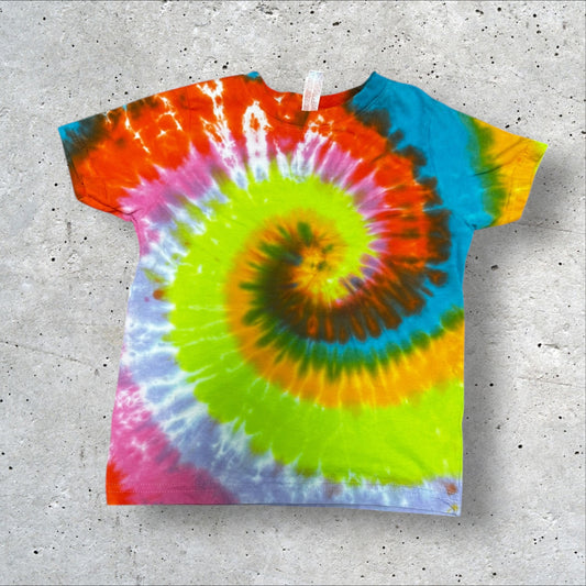 Toddler 4T Infant Neon Rainbow Tie Dye Long Sleeve Onesie