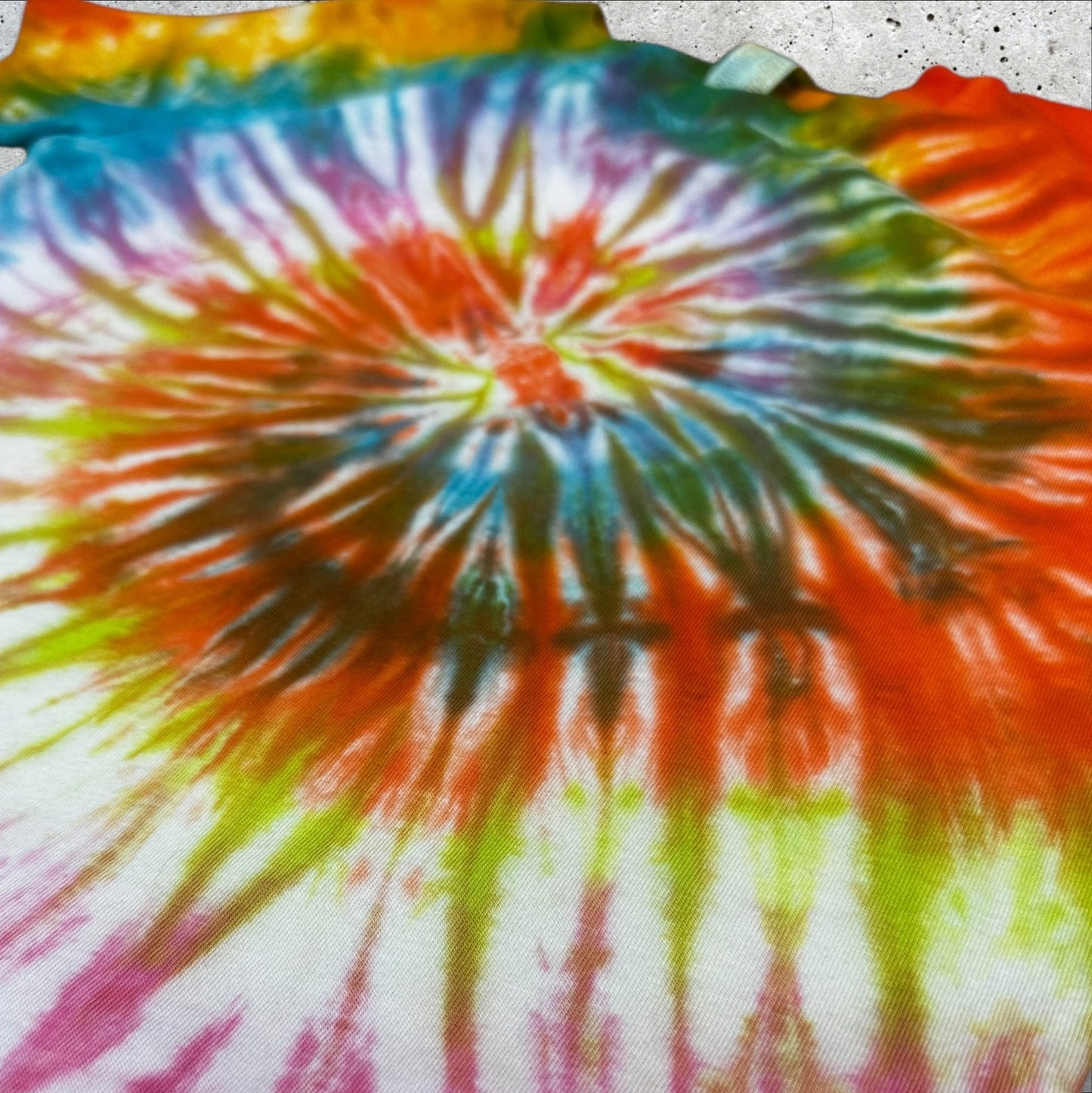 Toddler 4T Infant Neon Rainbow Tie Dye Long Sleeve Onesie