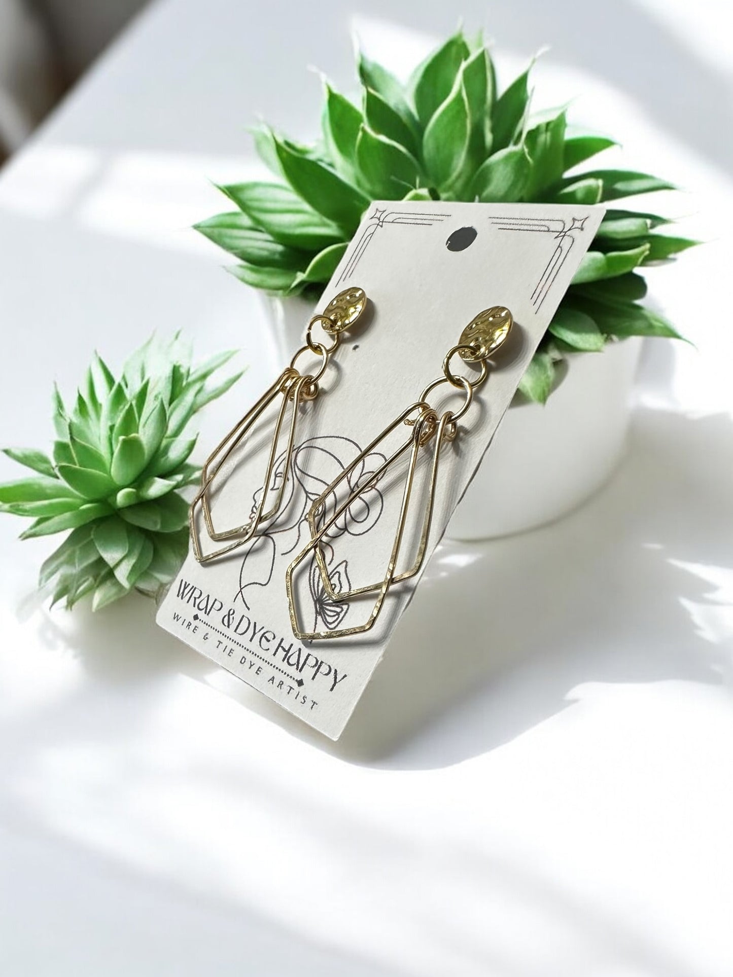 Sterling Silver | 14KT Gold Filled Dangle Wire Earrings