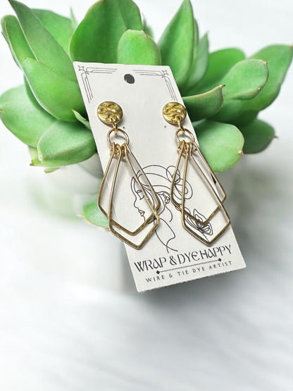 Sterling Silver | 14KT Gold Filled Dangle Wire Earrings