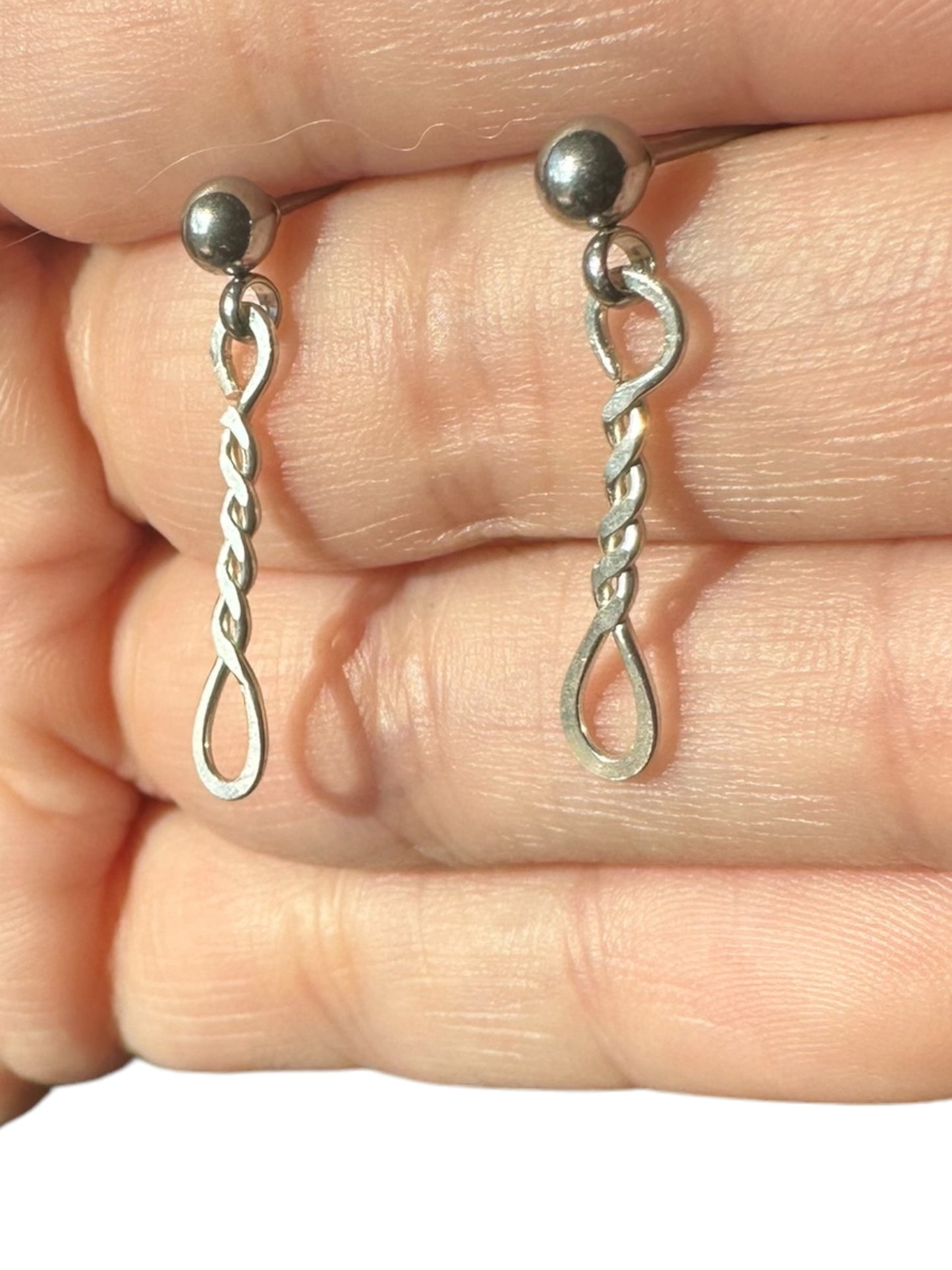 Sterling Silver | 14KT Gold Filled Twisted Wire Earrings