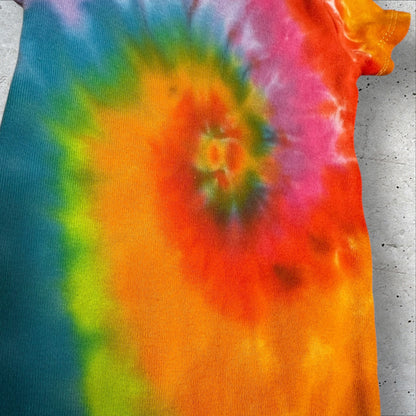 Infant 0-3 Months Neon Rainbow Tie Dye Onesie