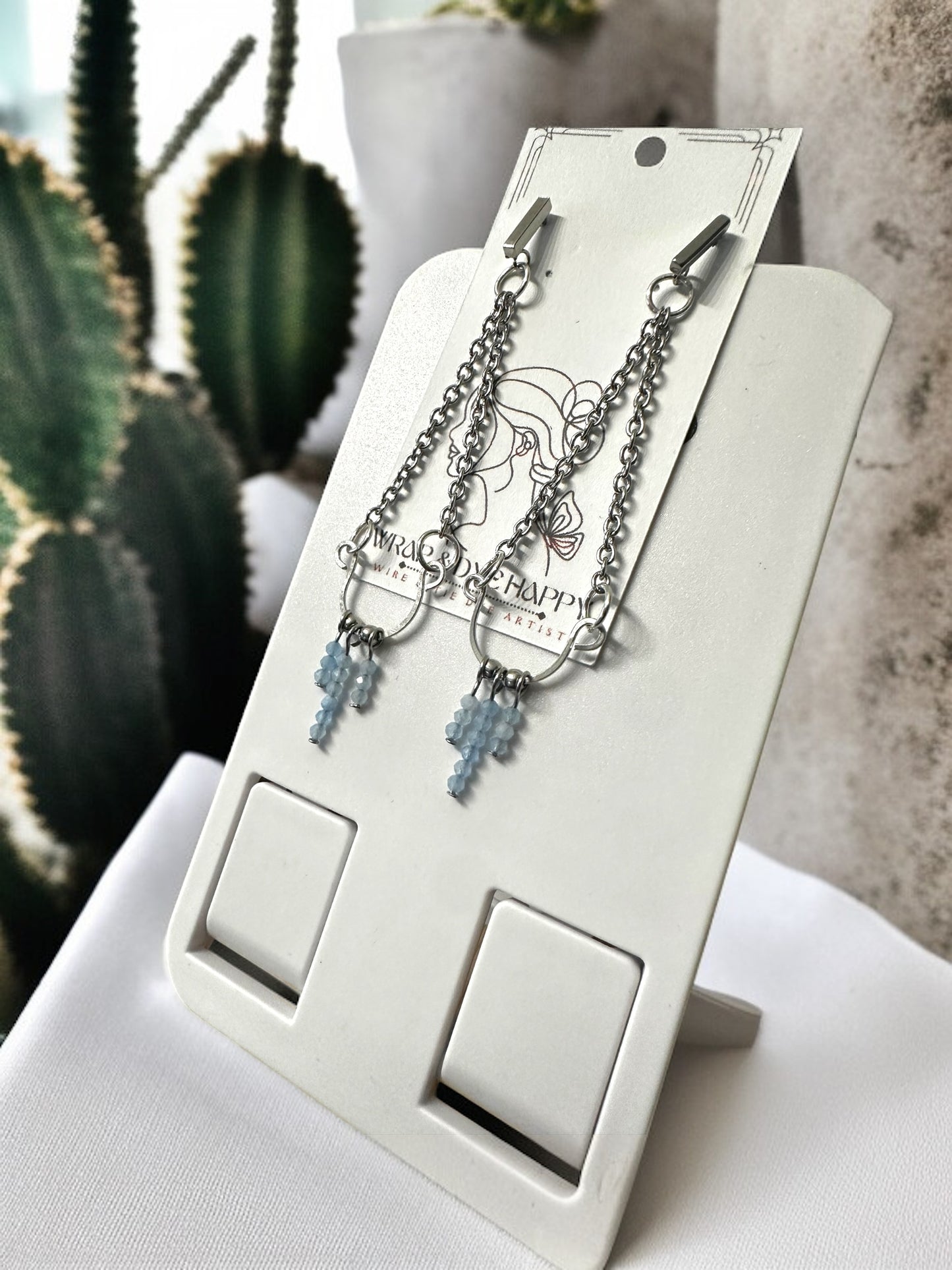 Sterling Silver | 14KT Gold Filled Hypoallergenic Chandelier Dangle Wire Earring