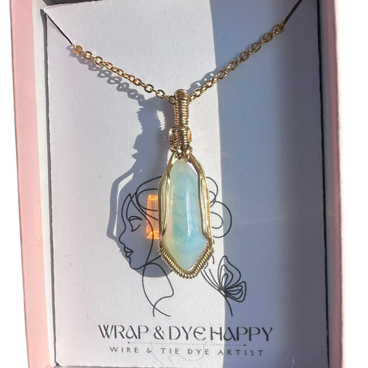 Sterling Silver | 14KT Gold Filled Opalite Mini Bezel Pendant