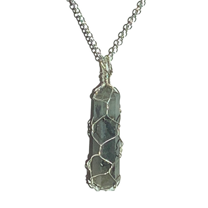 Sterling Silver | 14 KT Gold Filled Labradorite Wire Wrapped Caged Pendant