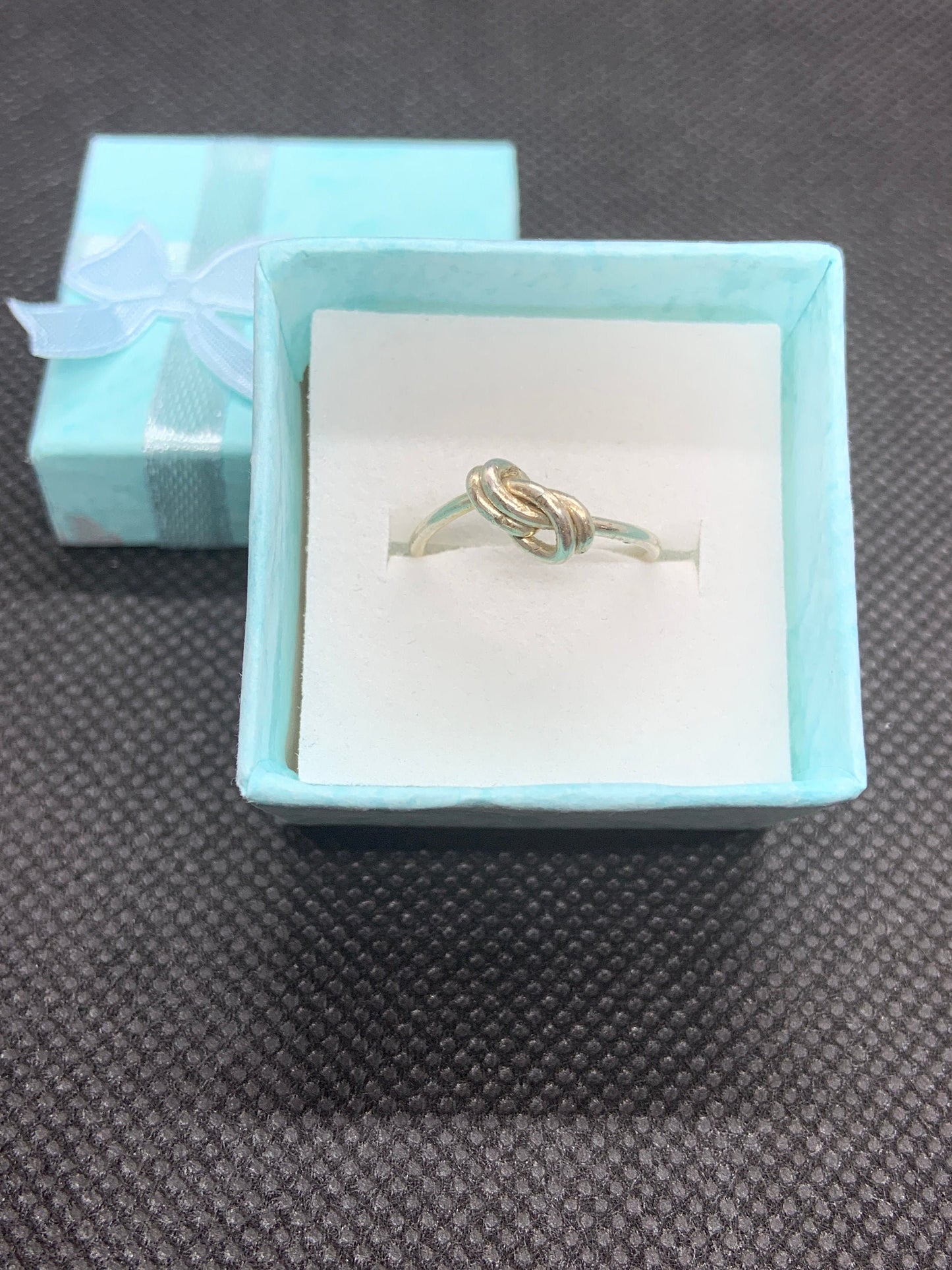 Sterling Silver | 14KT Rolled Rose Gold | 14KT Rolled Gold Forget Me Knot Wire Ring