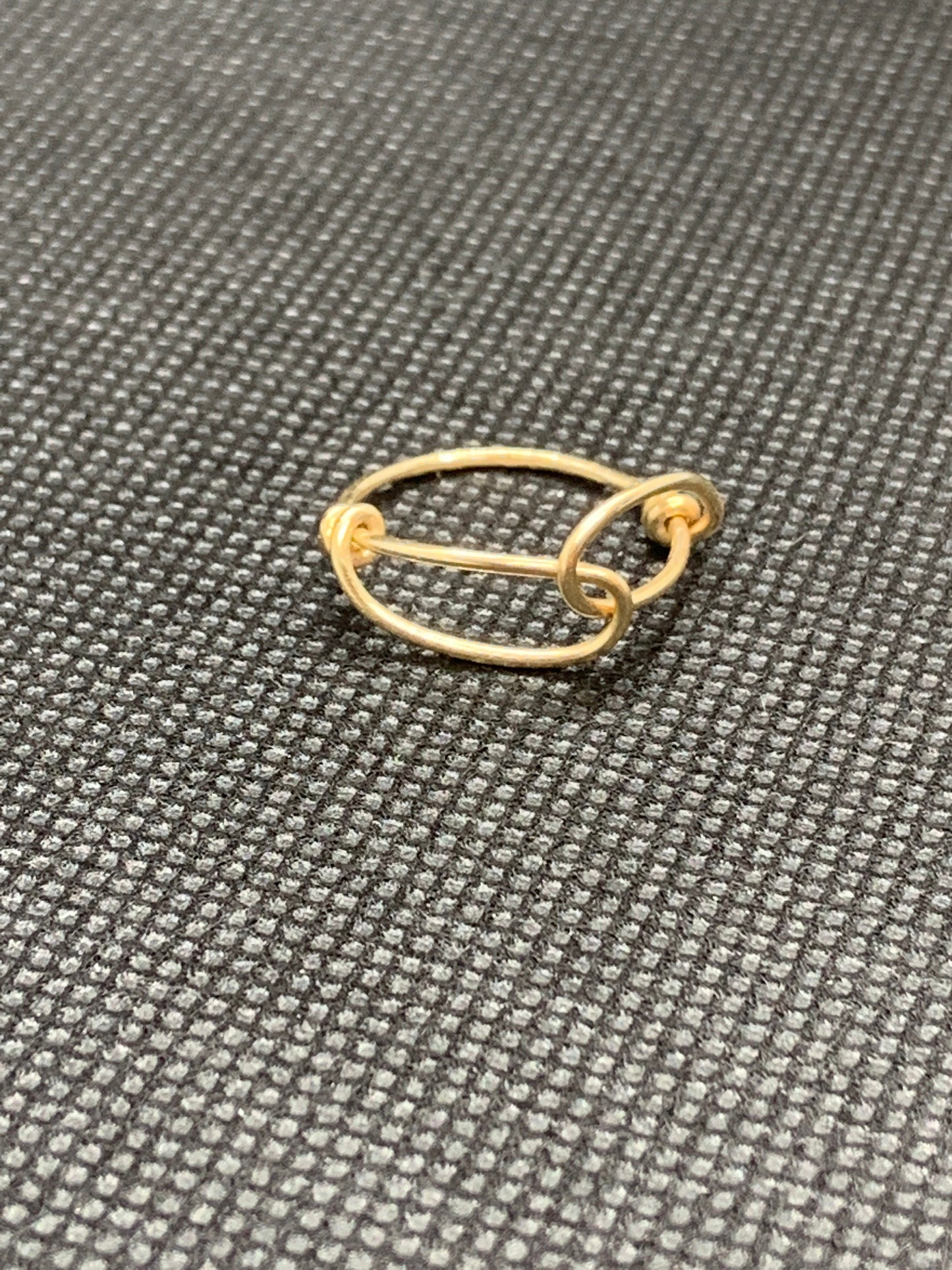 Sterling Silver | 14KT Gold Filled Wire Infinity Loop Simple and Minimalistic Wire Ring