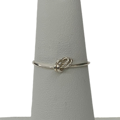 Sterling Silver | 14KT Rolled Rose Gold | 14KT Rolled Gold Forget Me Knot Wire Ring