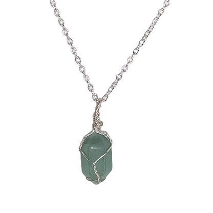 Sterling Silver | 14KT Gold Filled Mini Cage Fluorite Crystal Pendant