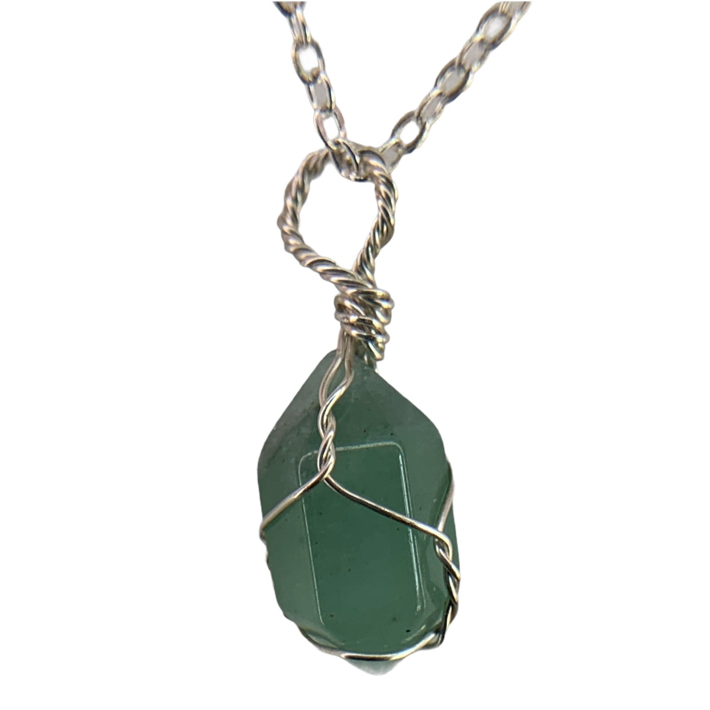 Sterling Silver | 14KT Gold Filled Mini Cage Fluorite Crystal Pendant